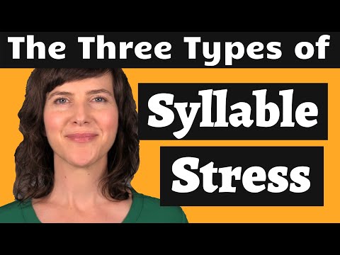 Master the American Accent! The Three Types of Syllable Stress in American English