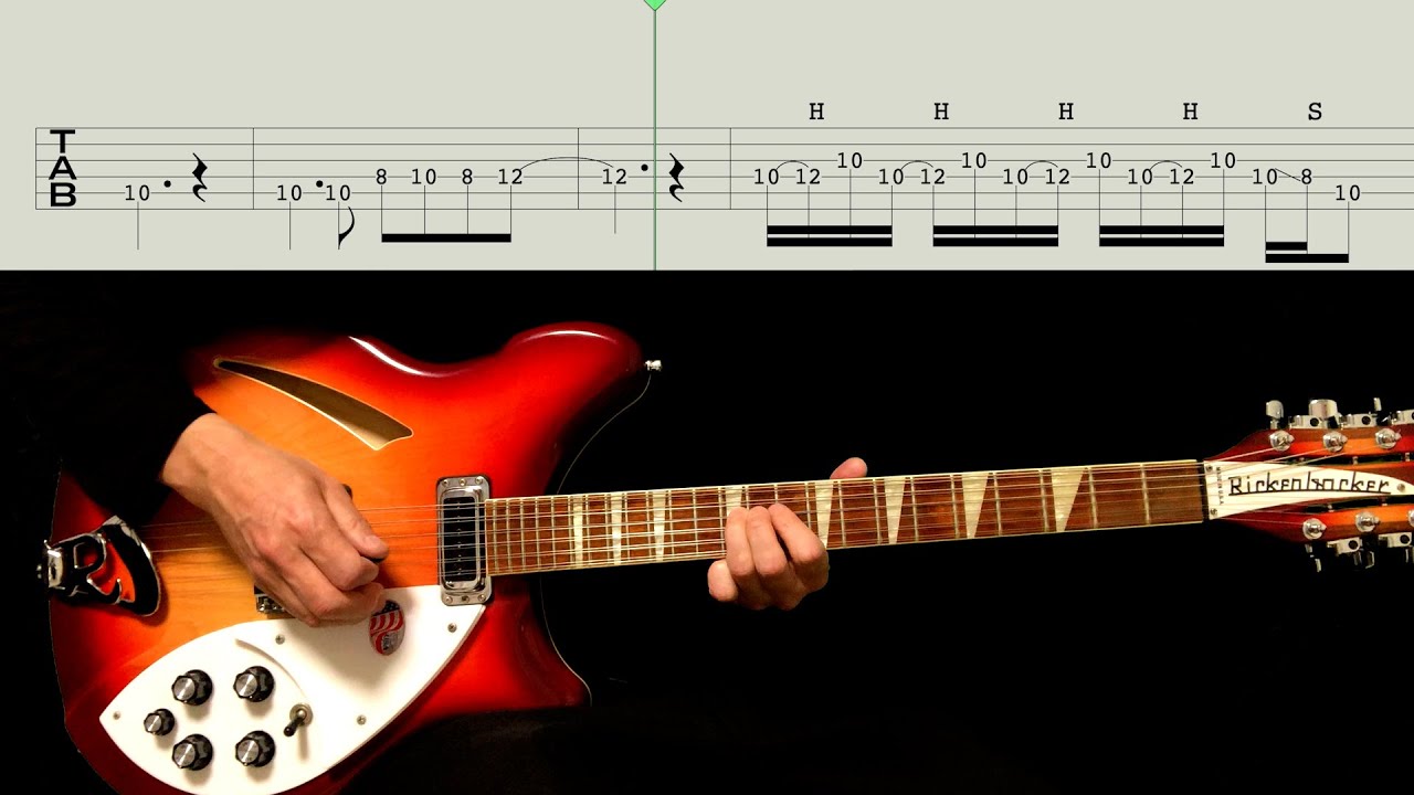 Guitar TAB : A Hard Day's Night - The Beatles - YouTube