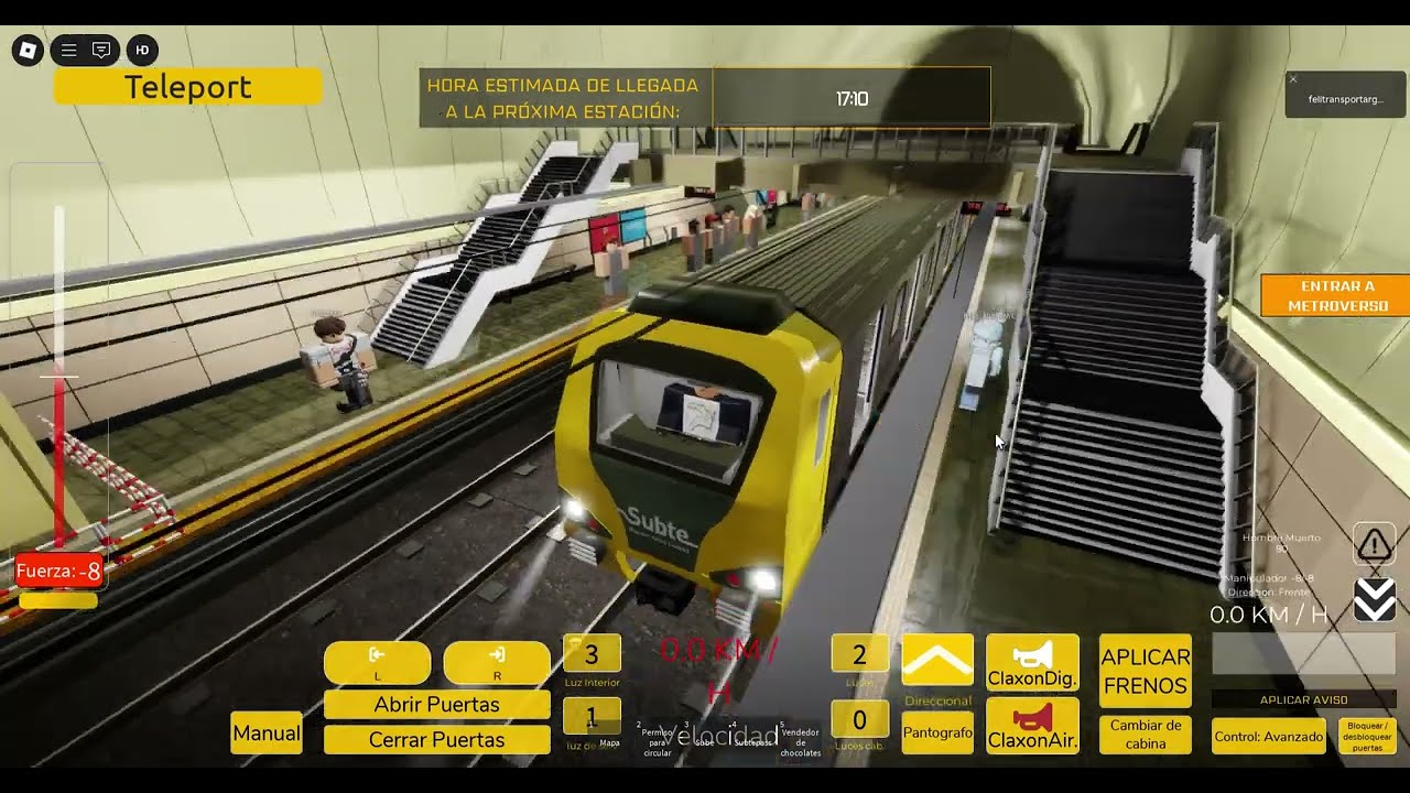 MANEJAMOS EL NUEVO PASE DEL SUBTE DE LA LINEA H DE IDA Y VUELTA