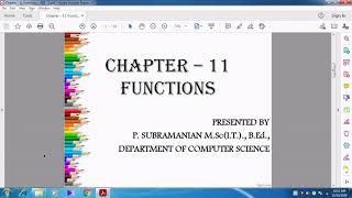 Function Prototype