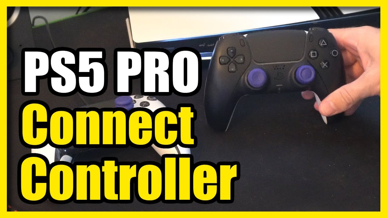 How to Pair your PS5 Controller to PS5 Pro Console (2 Ways to