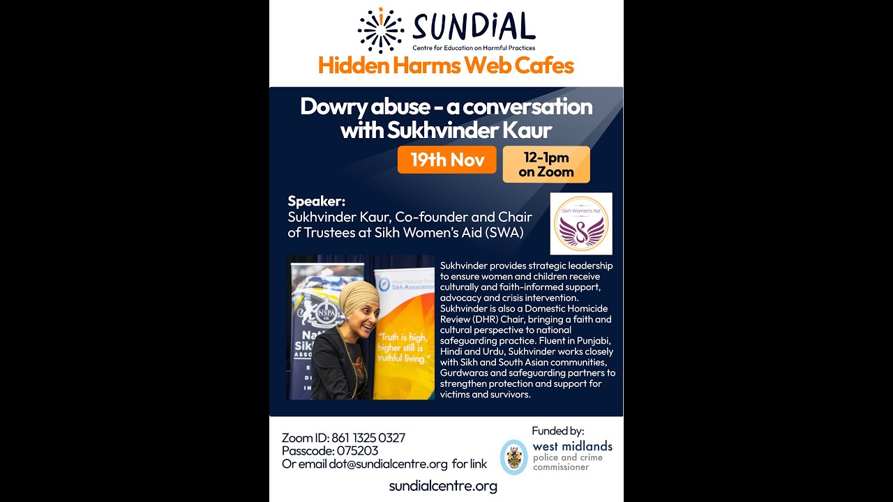 Dowry abuse - a conversation with Sukhvinder Kaur