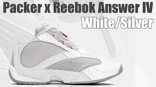 Allen Iverson Packer x Reebok Answer IV White Silver Price and Release Date
