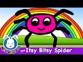 The itsy bitsy spider with lyrics  nursery rhymes for baby  kids