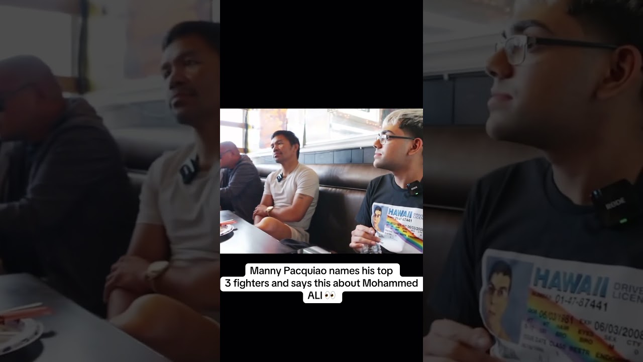 Manny Pacquiao names these three as the best boxers 