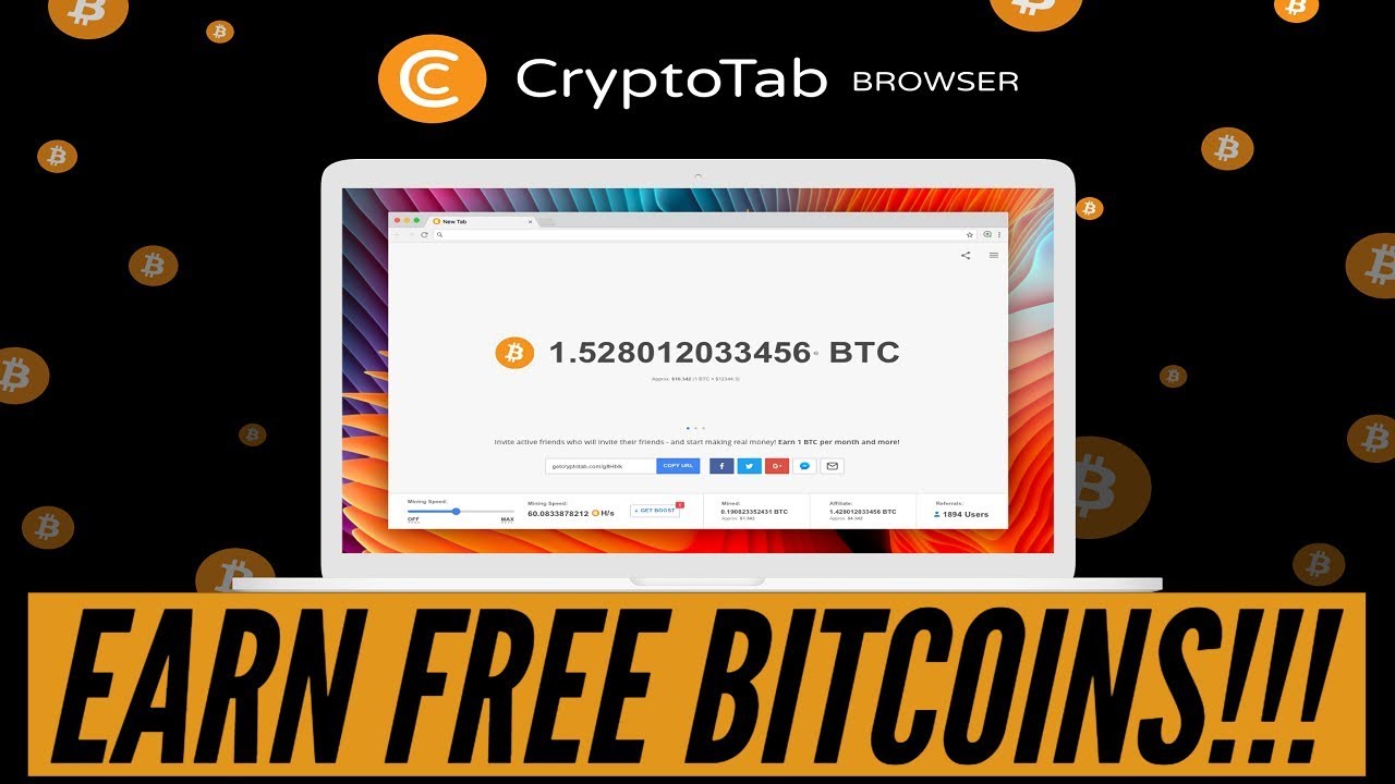 Earn Free Bitcoins With Cryptotab Browser - 