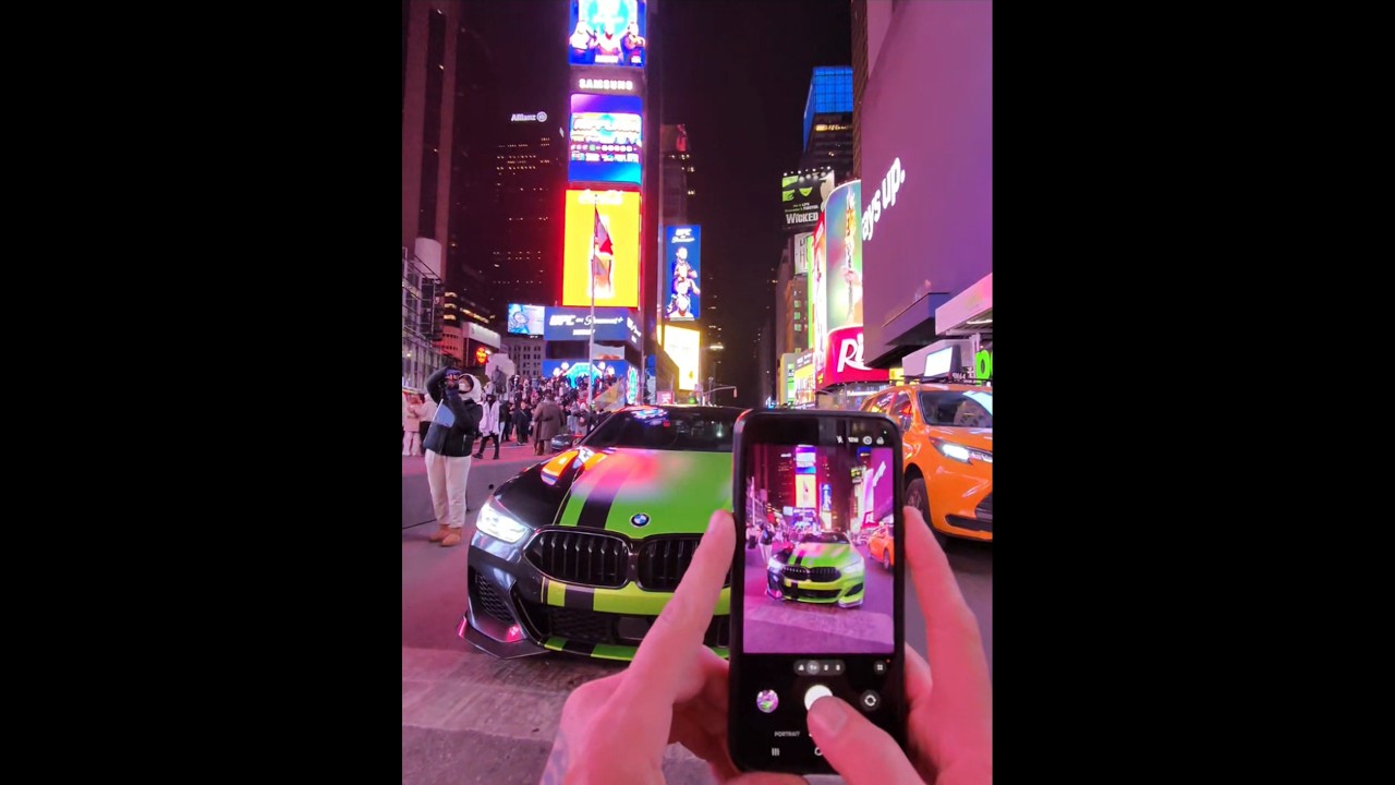 Видео с BMW M850i ​​от первого лица | Таймс-сквер 