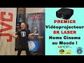 Jvc  premier vidoprojecteur laser 8k home cinema au monde avec gaming en 120 fps