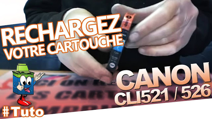 Comment recharger une cartouche d'encre Canon PG-545 - Vidéo