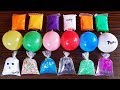 Making Slime With Bags And Balloons & Clay