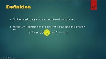 INTRODUCTION TO DIFFERENTIAL EQUATIONS