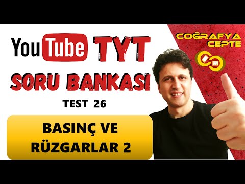 TYT COĞRAFYA SORU ÇÖZÜMÜ 26 - BASINÇ VE RÜZGARLAR SORU ÇÖZÜMÜ 2 #tytcoğrafya #coğrafya