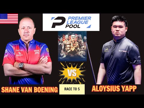 SHANE VAN BOENING VS ALOYSIUS YAPP - WHO STAYS CALM ? PREMIER LEAGUE POOL