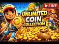🔴 Live Subway Surfers : 1million coin, world record