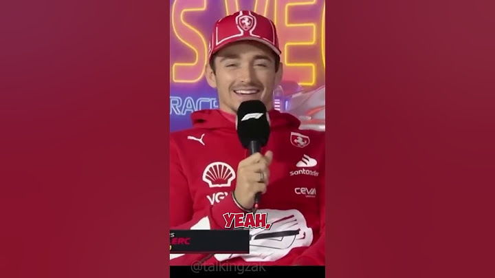 "Just an inchident" Max Verstappen To Leclerc In Las Vegas Post Race Interview