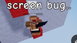 casually doing 2 block clutches with mobile screen bug