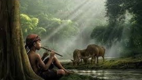 relaxing music-sundanese traditional flute and harp- west java
