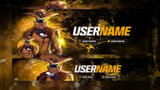 Valorant Social Media Revamp Template \\ Cypher Youtube & Twitter Banner Template