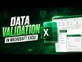 Data Validation in Microsoft Excel for Data Analytics &amp; Data Science | Class 2