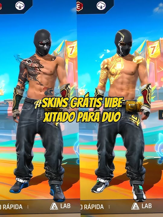 SKINS GRÁTIS VIBE XITADO PARA DUO #skinsgratuit #freefire #skinff #skins #shotsff