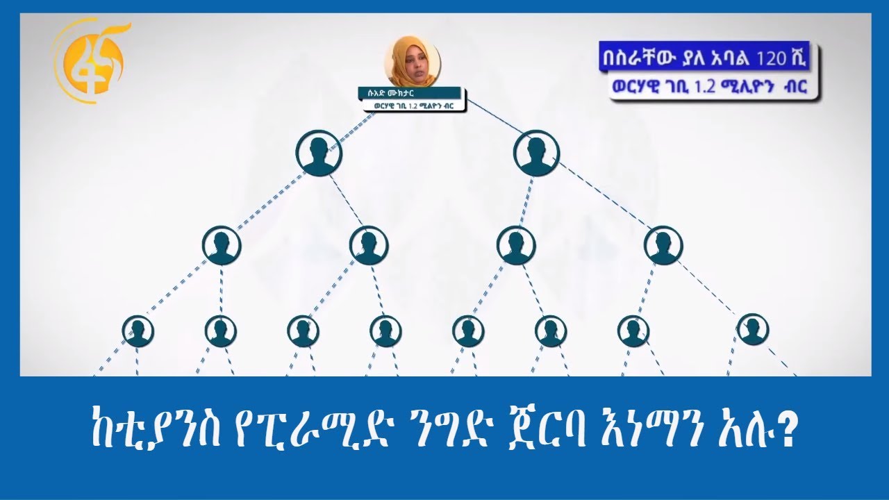 ከቲያንስ የፒራሚድ ንግድ ጀርባ እነማን አሉ?