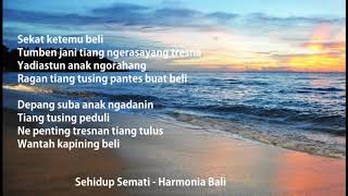 Download Lagu Sehidup Semati   Harmonia Bali - Lagu Pop Bali MP3 Download Lagu Sehidup Semati   Harmonia Bali - Lagu Pop Bali MP3