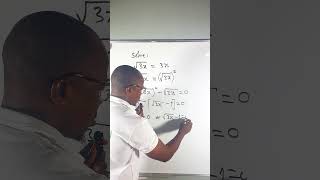 How To Solve a Radical Equation
