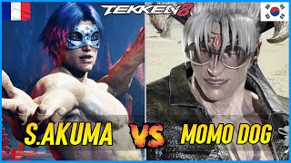 T8  Season 2 ▰ Super Akuma (Lee) Vs MomoDog (Devil Jin) ▰ Tekken 8 High Level Gameplay! #tekken8