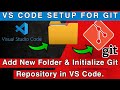 VS Code Tutorial: Add New Folder & Initialize Git Repository with `git init` Command