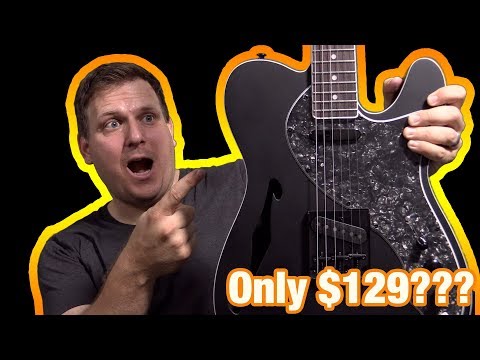 firefly-semi-hollow-telecaster-electric-guitar-from-amazon-|-review-and-sound-test