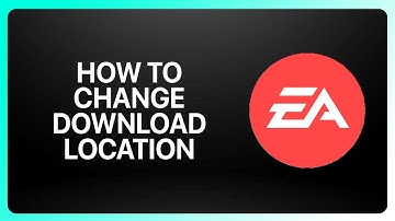 How To Change Download Location in EA App Tutorial