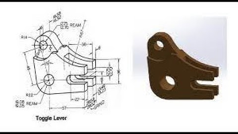 Solidworks tutorial: Toggle Lever