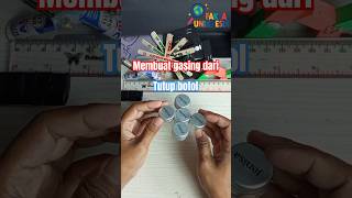 Membuat Gasing Dari Tutup Botol Bekas
