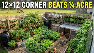 The 12x12 Backyard Corner Producing More Food Than a Quarter Acre