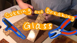 Cutting And Breaking Gl For Beginners Stained Gl How To