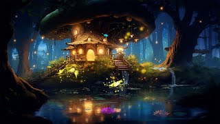 Mystic MushRoom House 🍃 Fairy Ambience w Soft Flute & Forest Sounds | Relaxing Mind, Deep Healing screenshot 5