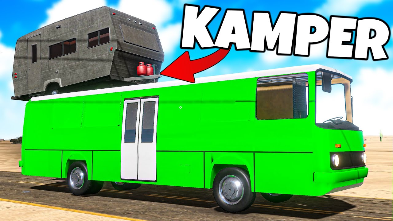 ❄️ ZNALAZŁEM OGROMNY KAMPER NA PUSTYNI!?  | The Long Drive |