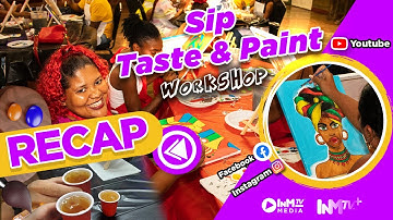 Sip, Taste & Paint Recap Video on SXM (St. Maarten/St. Martin)