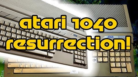 The Atari 1040STE resurrection!
