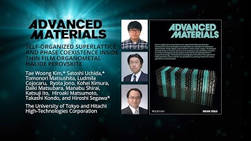 Self-Organized Superlattice and Phase Coexistence inside Thin Film Organometal Halide Perovskite