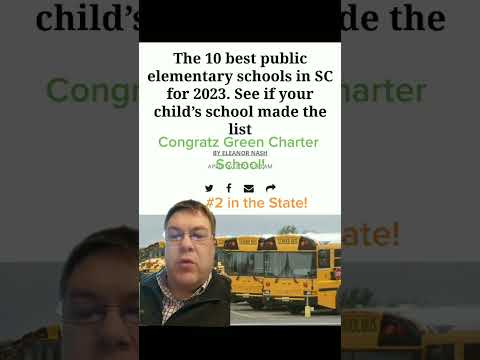 Green Charter School ranked #2 Elementary School in SC!