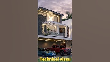 Beautiful house 🏡 model in revit architecture #shorts #revit