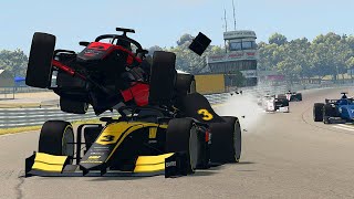 F2 Racing Crashes #4 | BeamNG Drive