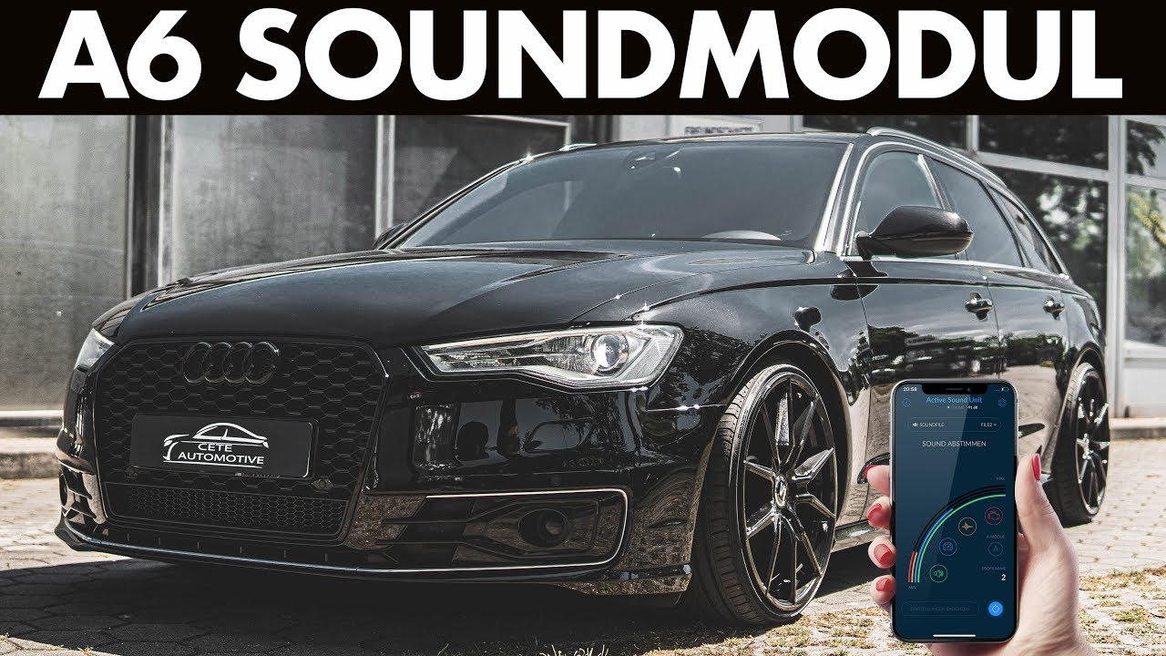 BÖSER SOUND IM AUDI A6 3.0 TDI! Active Soundgenerator im Audi - Cete  Automotive Soundmodul 
