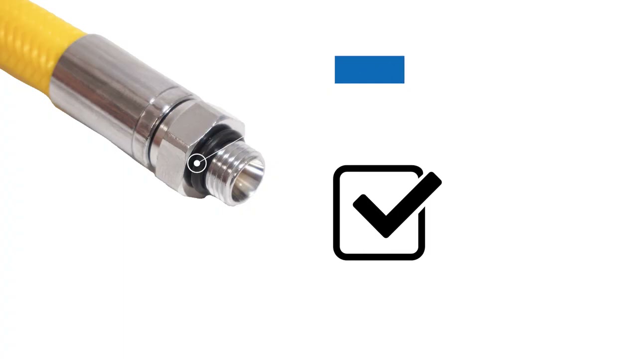 Latiguillo con Conector Rápido demostración montaje en primera etapa y segunda etapa