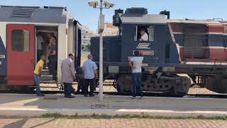 SNCFT: GT 559 5/74 Gabes Tunis fait une maneuvre à Sousse🇹🇳 #train #2023 #railways