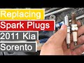 Replace Sparks Plugs: 2011 KIA Sorento 3.5L Engine