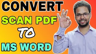 2 Best Method to Convert Scanned PDF File to MS Word | Step by Step Tutorial in Hindi screenshot 4