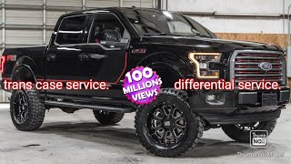 2019 Change the Transfer Case Fluid and Differential fluid for Ford F150 75W85 or 75W90