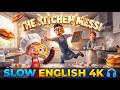 Kitchen Disaster! 🥞💥Daily English - 3D Animated Stories - LingoTrio